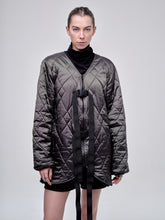 Load image into Gallery viewer, Quilted Jacket In Dark Green
