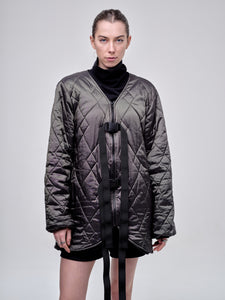 Quilted Jacket In Dark Green