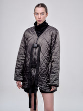 Load image into Gallery viewer, Quilted Jacket In Dark Green
