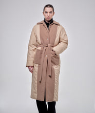 Load image into Gallery viewer, Oversized Winter Puffer Coat in Beige
