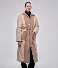 Load image into Gallery viewer, Oversized Winter Puffer Coat in Beige
