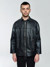 Load image into Gallery viewer, Soft Lamb Leather And Nylon Jacket
