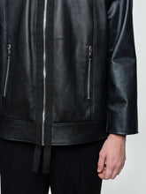 Load image into Gallery viewer, Soft Lamb Leather And Nylon Jacket
