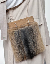 Load image into Gallery viewer, Natural Coyote And Suede Leather Bag
