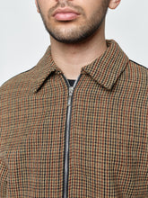 Load image into Gallery viewer, Two-Toned Zip Up Wool Shirt Jacket
