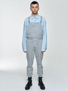 Cotton-Blend Dungaree In Grey