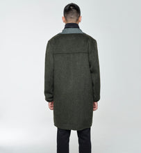 Load image into Gallery viewer, Wool And Mohair Coat In Military Green
