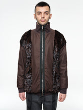 Load image into Gallery viewer, Reversible Wool And Mink Fur Coat
