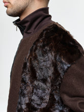 Load image into Gallery viewer, Reversible Wool And Mink Fur Coat
