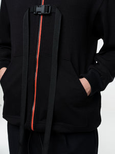 Wool-Blend Zip Up Hoodie