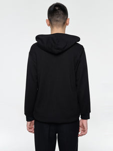 Wool-Blend Zip Up Hoodie