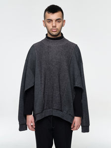 Wool-Blend Jumper/Cape