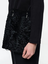 Load image into Gallery viewer, Astrakhan Lamb Fur And Suede Leather Bag
