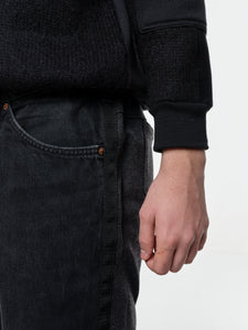 Re-worked Cropped Jeans In Black