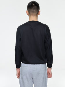 Mohair-Blend And Cotton Crewneck