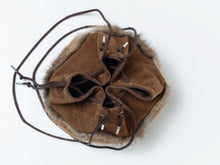 Load image into Gallery viewer, Muskrat Fur And Suede Leather Bucket Bag
