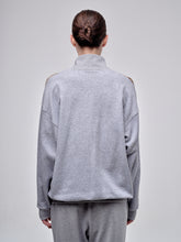 Load image into Gallery viewer, Zip-up Sweatshirt With Fur Print
