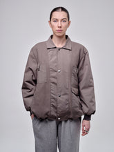 Load image into Gallery viewer, Wool Bomber Jacket With Cotton Details
