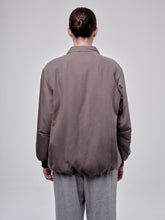 Load image into Gallery viewer, Wool Bomber Jacket With Cotton Details
