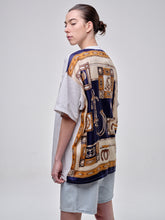 Load image into Gallery viewer, Cotton Piqué T-shirt With Equestrian Print Detail
