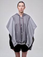 Load image into Gallery viewer, Two-Toned Hoodie/Cape Zip-Up
