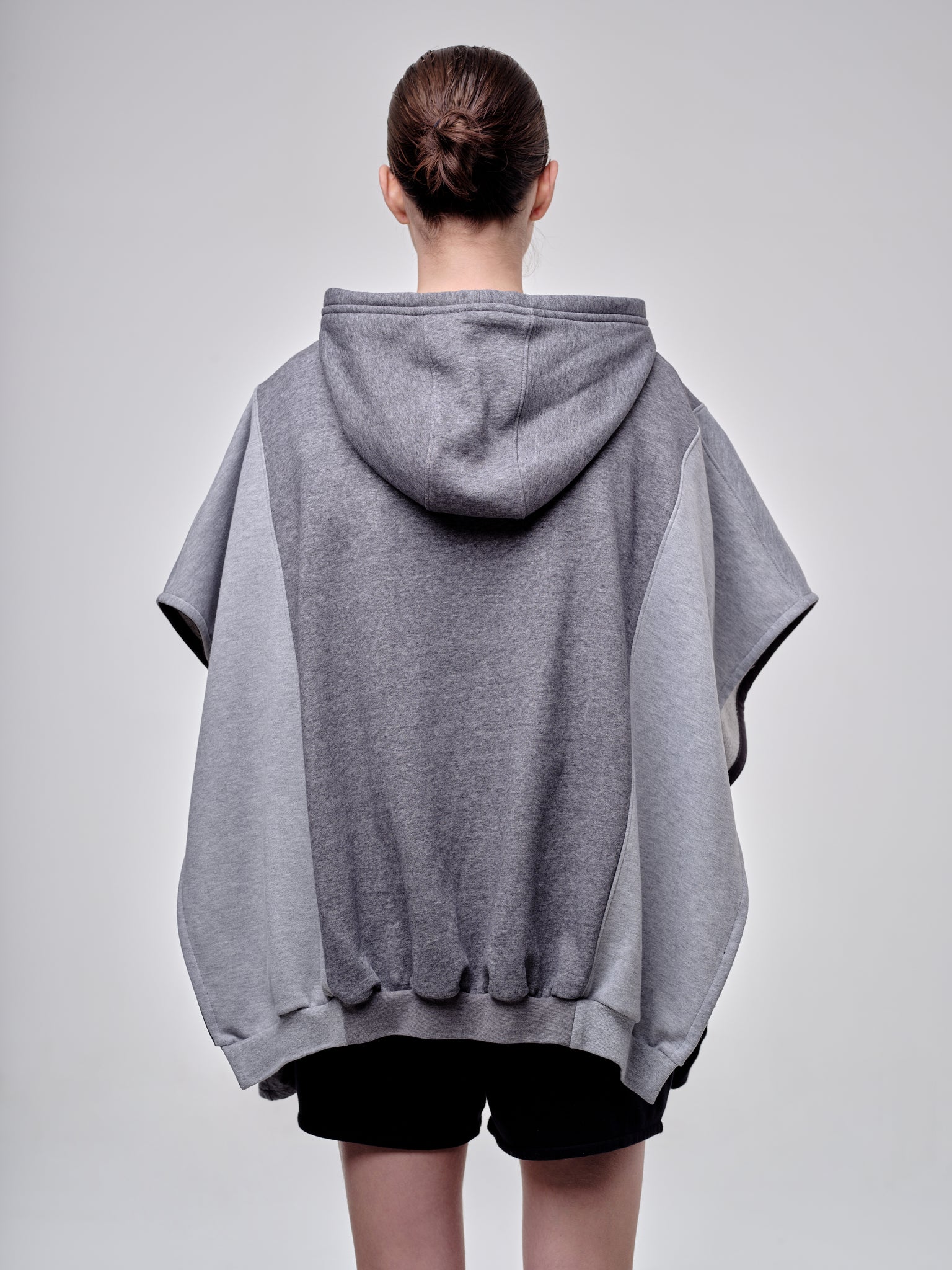 Two Toned Hoodie Cape Zip Up Mark Molnar Design